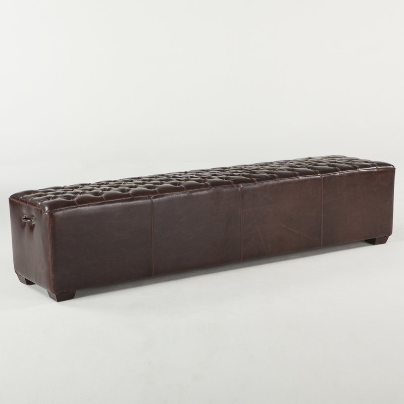 Arabella Upholstered Bench, Tobacco