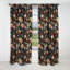Motif de coq rouge Country Charm - rideau occultant marbre marbre abstrait - 1 panneaux-107555657
