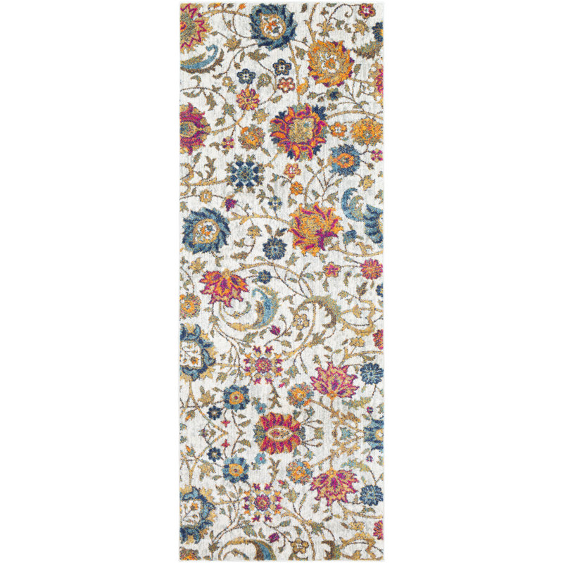 Hillsby Floral Indoor Rug, Runner 2'7" x 7'3"