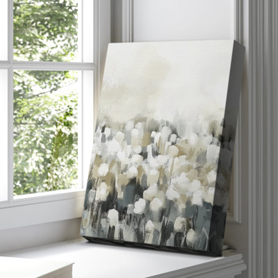 Floral sur toile tendue avec châssis CCLXIV - prêt à être accroché