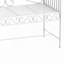 Banc de jardin 43 po, banc d'extérieur avec accoudoirs