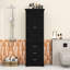 Wood Bathroom Cabinet with Three Drawers-763237708