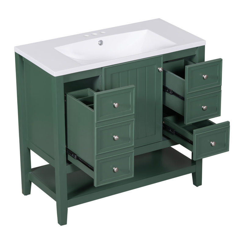 73 Base de meuble-lavabo simple 36 po 73 seulement, Vert