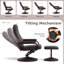 Fauteuil inclinable ergonomique avec repose-pieds Bernalee-1130625545