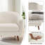 Fauteuil d'appoint rembourré moderne l 35 po Kaya-277022659