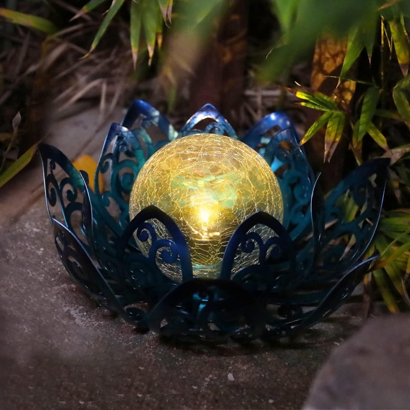 11'' Solar Powered Integrated LED Lawn Ornament