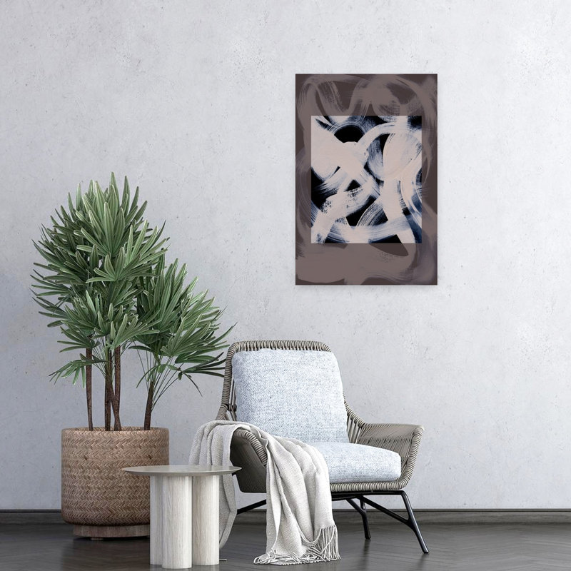 Art contemporain contemporain abstrait, H 24 po x l 16 po