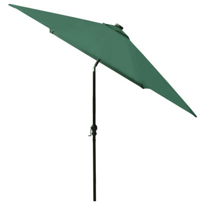 Abat-jour de parasol de patio pliable en polyester 6,6 x 9,8 pi Green Garden Parasol