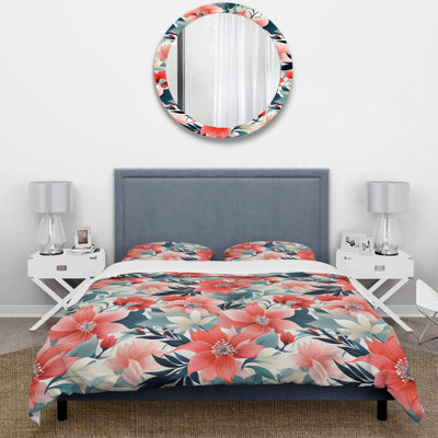 Ensemble de housse de couette Subdued Coral