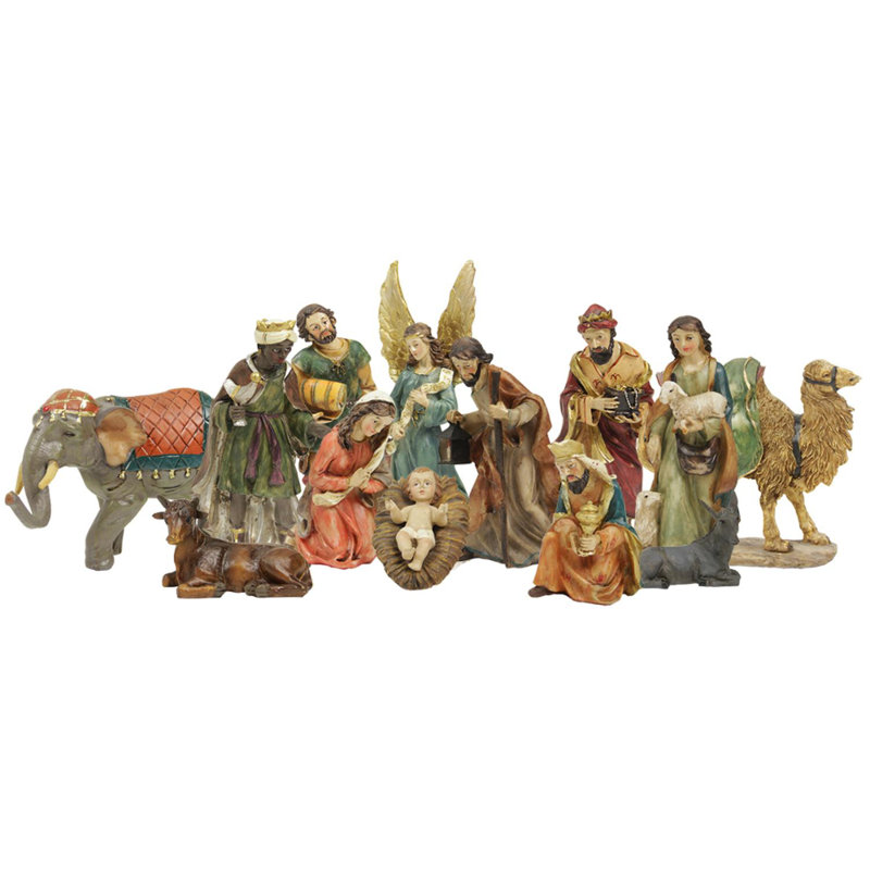 Ensemble de 14 figurines de Noël 14 pi