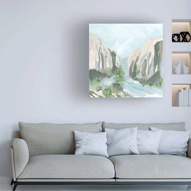 «June Erica Vess Stone Cascade Ii», art sur toile, H 35 po x l 35 po x P 2 po