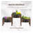 Raised wooden garden bed with drainage holes-2005237795