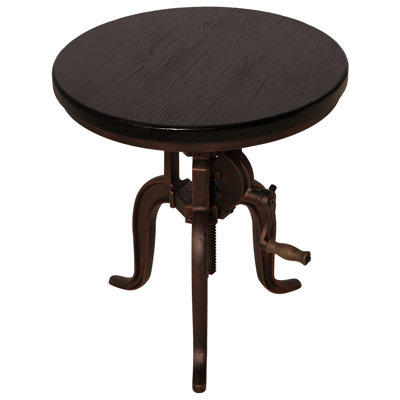 Juniah Solid Wood Top End Table