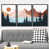 Toile avec cadre flottant noir
