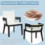 Ensemble de 2 chaises de salle à manger rembourrées en similicuir-93675461