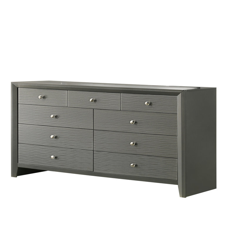 Commode ronde contemporaine à 9 tiroirs 1pc