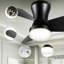 Ventilateur de plafond avec télécommande et lumière DEL-1751842831-1751418797