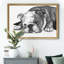 Gracie le bouledogue - Cadre photo, reproduction d'art sur toile-1365706021-1365706042