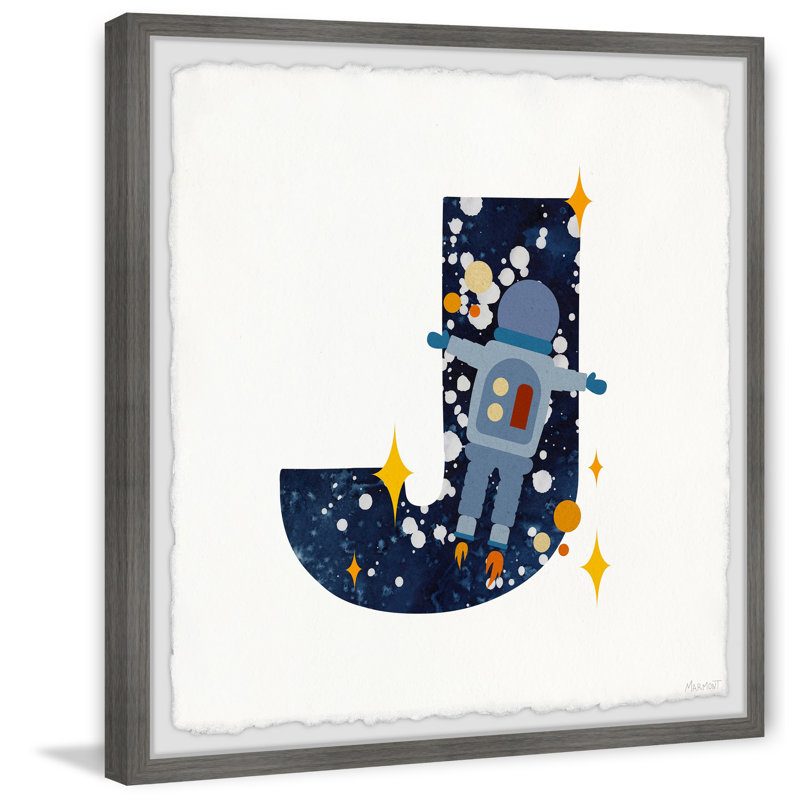 «Saoirse Space Jump», reproduction encadrée, H 32 po x l 32 po x P 1,5 po