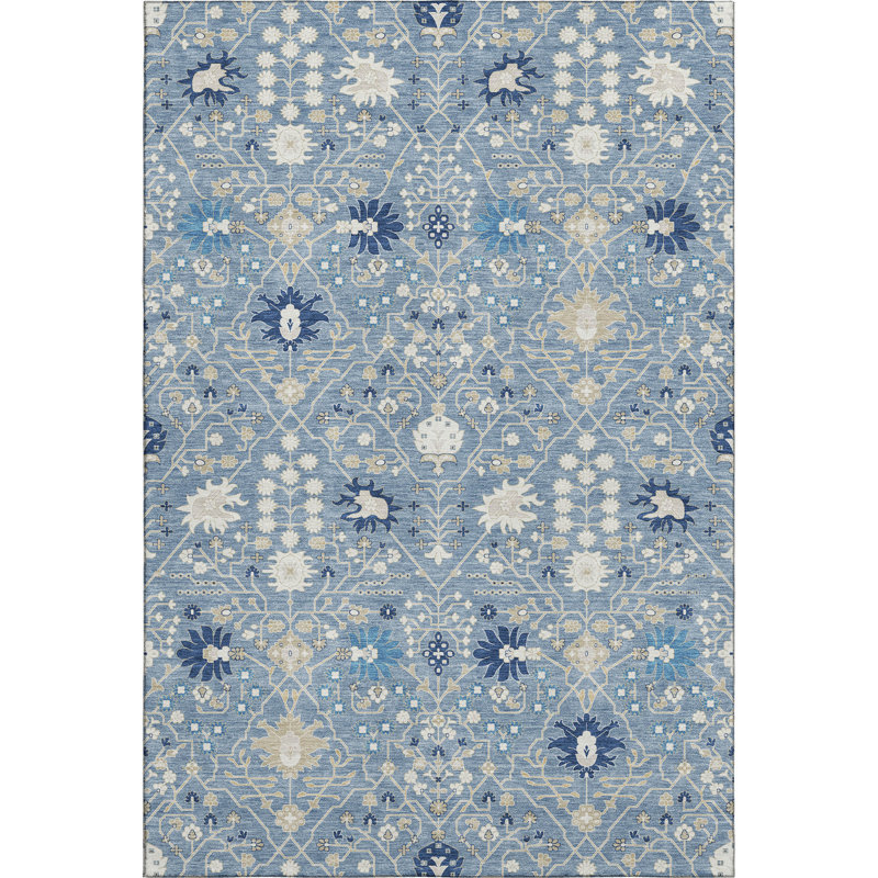 Premium Machine Washable Colmenero AMF1009 Oriental Rug, Rectangle 2'6" x 3'10"