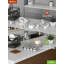 Porte-gobelet K et organisateur pour 24 dosettes de café, tiroir de rangement en acrylique transparent avec conception robuste, peu encombrant sous la machine à café