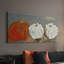 Une toile orange tendue sur toile tendue avec châssis - Prêt à accrocher-107108528