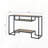 Sofa Table with Two Storage Compartments for Versatile Storage Needs