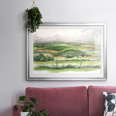 Bennachie Rain I-FramedFramed Print W Beveled Matt and Glass