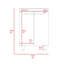 Armoire de meuble-lavabo autoportante 60 "avec division Selma-2019936136