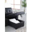 Canapé-lit modulaire réversible en cuir Vegan