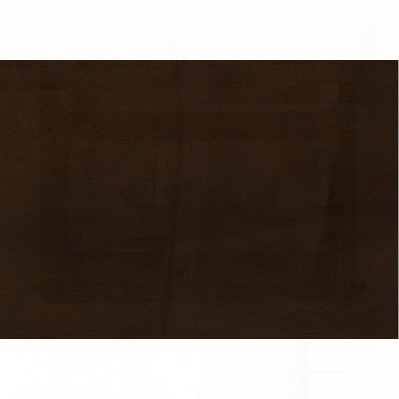 Table d'appoint étroite avec tiroir de rangement et tablette inférieure - placage brun foncé