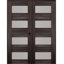 Porte double standard en bois manufacturé et en verre Della-71006209-90976131-71006211
