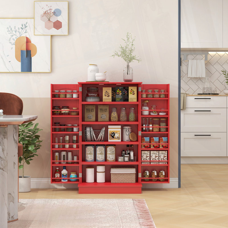 Armoire de rangement 41 po, Rouge
