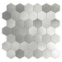 Large HexaStyle Aluminum Peel and Stick Tile Size:290 x 288 x 4 mm (Pack of 4)