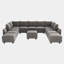 Canapé modulaire rembourré en velours Kandle-1852933580