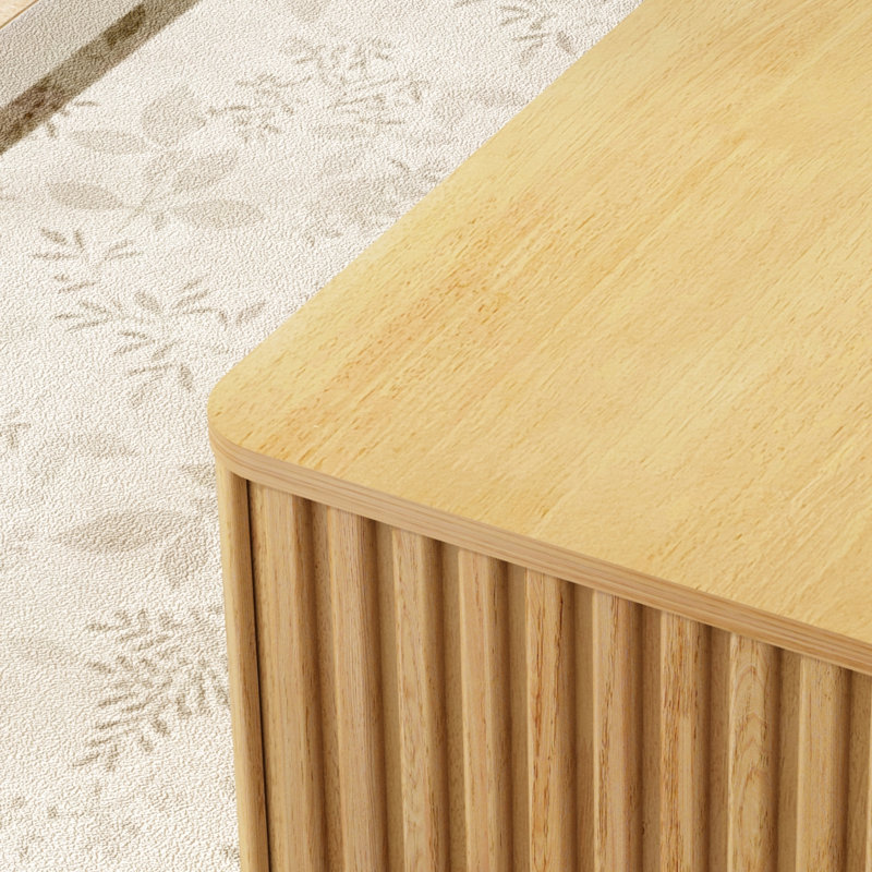 Table de bout 20,5 po, Bois naturel