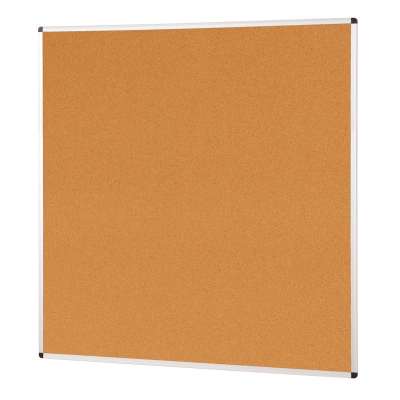Wall Mounted Bulletin Board, 60 cm H x 90 cm W, Cork