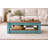 40” Reclaimed Wood Coffee Table with Shelf | Rustic Farmhouse Cocktail Table | Solid Wood, Fully Assembled-622025387