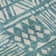 Premium Machine Washable Prisco Teal Rug