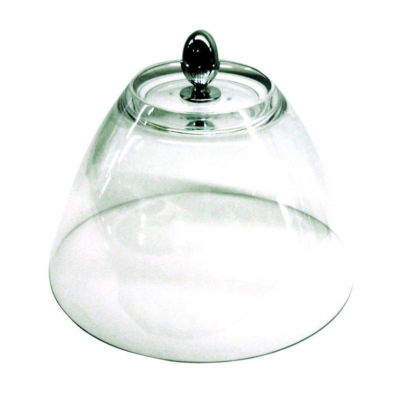 Palace Cloche with Knob - 12 Pieces - Clear