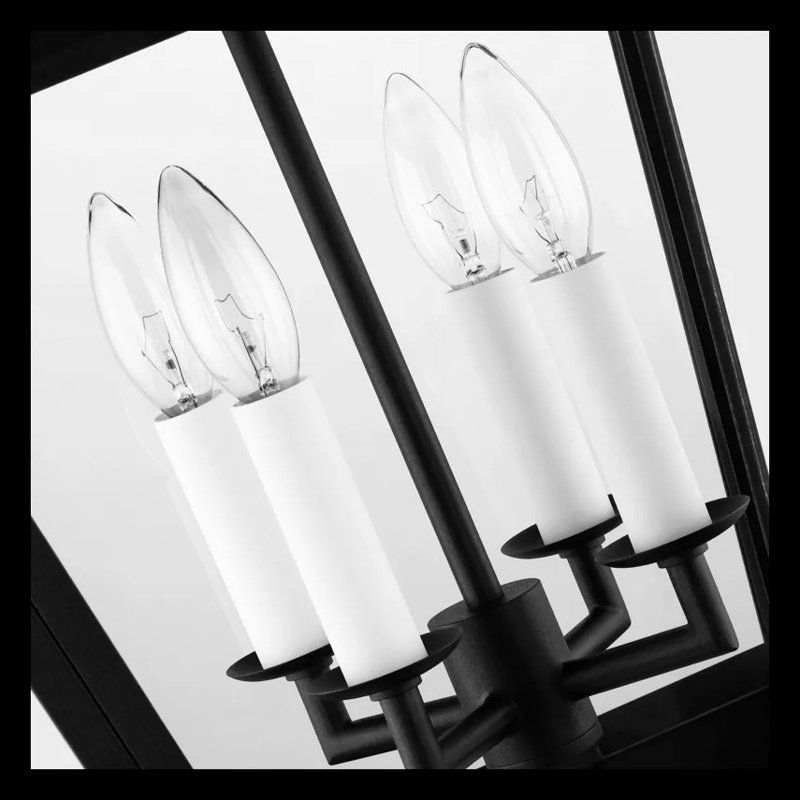Hyannis 4 - Light LED Outdoor Pendant, Textured Black