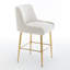 Tabouret de comptoir touffeté en velours-653738958