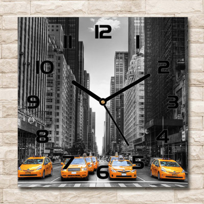 Glass Wall Clock