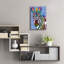 Bungalow Rose «Rainbow Zebra» par Hello Angel, art mural en verre acrylique-359247977
