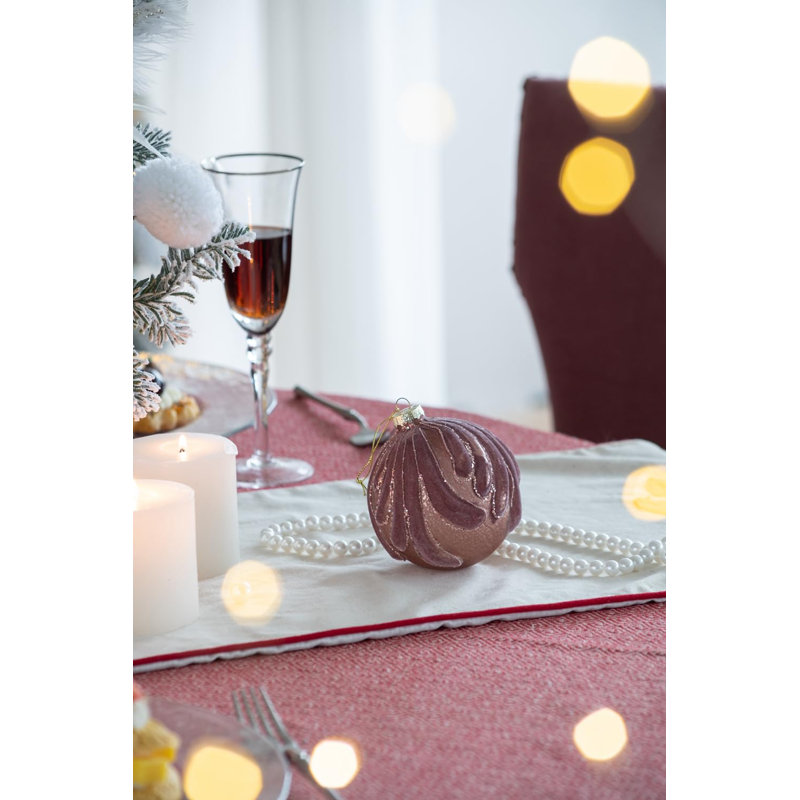 Boule de Noël en verre D3,9 Goza