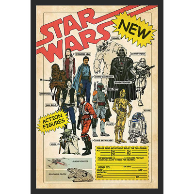 Star Wars  Action Figures Advertisement  on