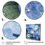 «Blue Green Hydrangea Blooms Heaven», reproduction sur toile-327841838-327841832
