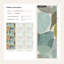 Papier peint moderne Mid-Century Organik Shapes