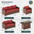 Azoriah 7-Person Wicker Outdoor Seating Group with Fire Pit Table-107073679-97365783