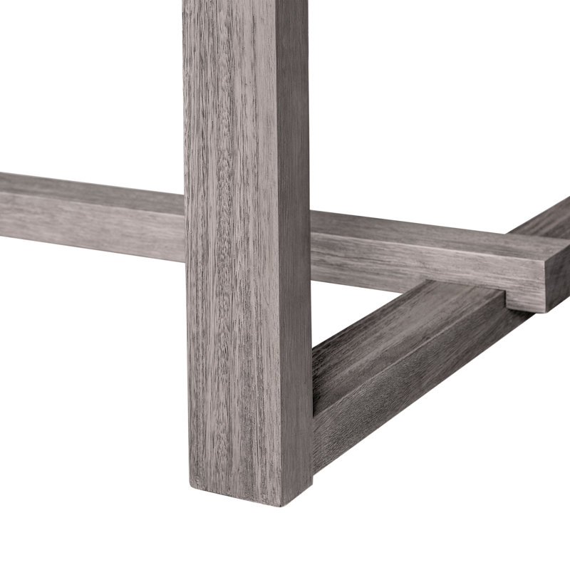 Table de salle à manger en bois massif Aerilyn